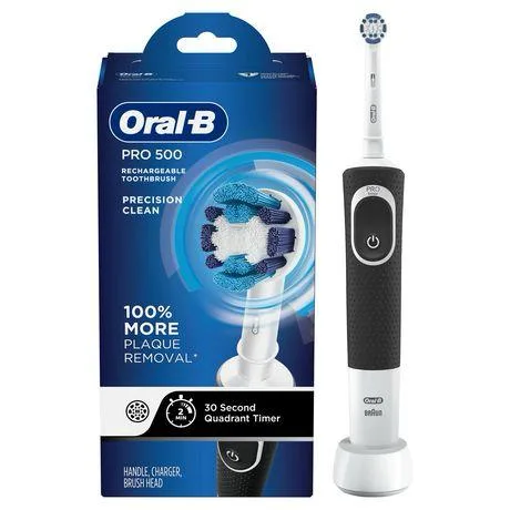 Oral-B Pro 500 rechargeable electric toothbrush with charger and brush head